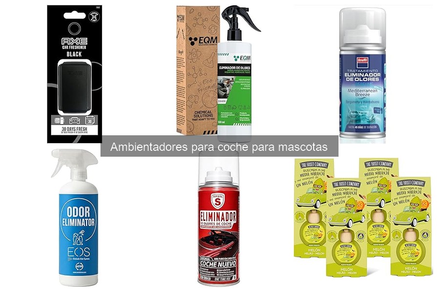 Ambientadores para eliminar olores de mascotas en coche