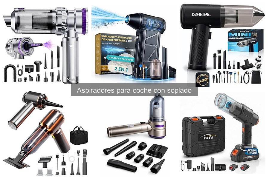 Análisis de precios de aspiradores para coche con soplado