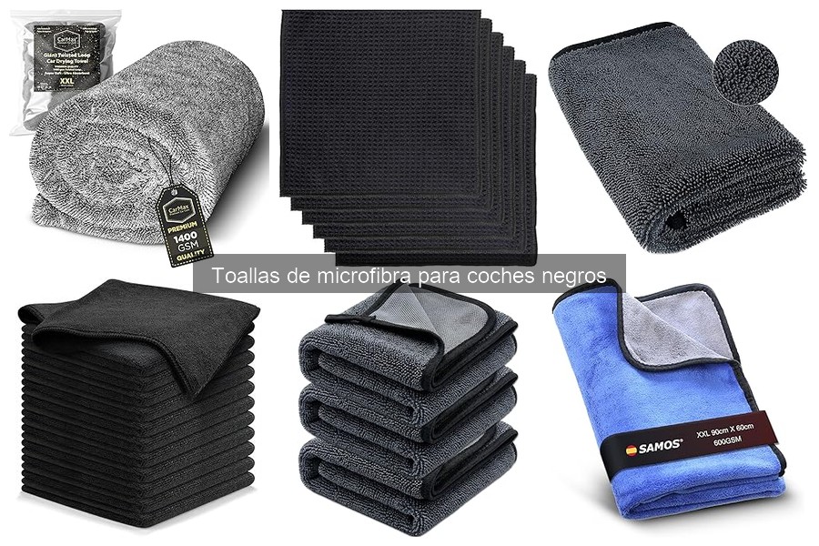 Beneficios de las toallas de microfibra para coches negros
