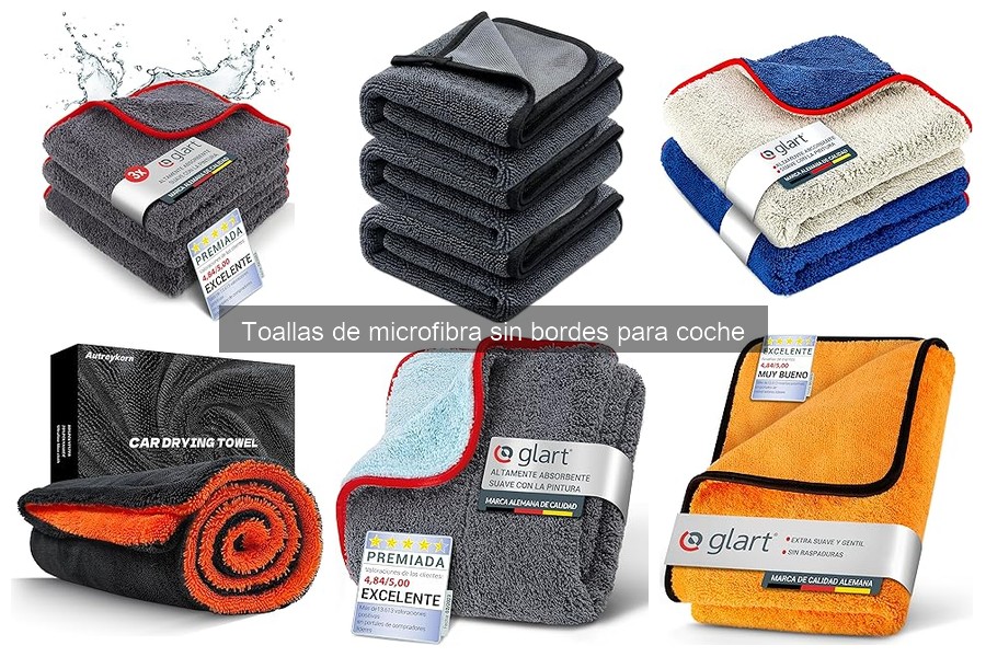 Beneficios de las toallas de microfibra sin bordes para coche