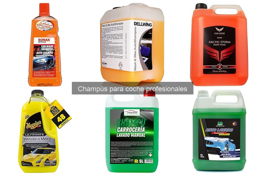 Beneficios de los Champús Profesionales para Coche