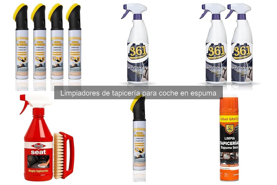 Beneficios de los limpiadores de tapicería en espuma para coche