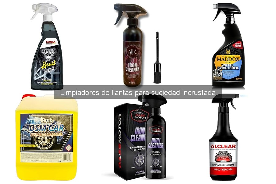 Beneficios de un limpiador específico para llantas incrustadas