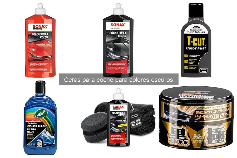 Beneficios de usar ceras para coches de colores oscuros