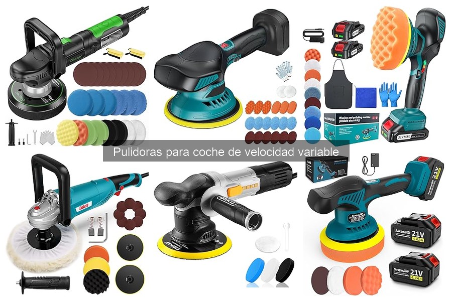 Beneficios de usar pulidoras de velocidad variable en detailing