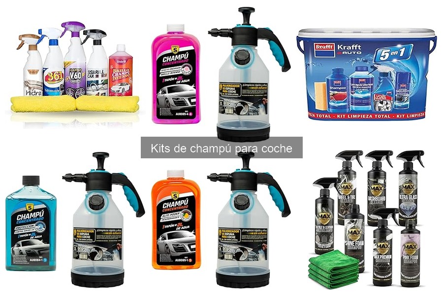 Beneficios de Usar un Kit de Champú para Coche