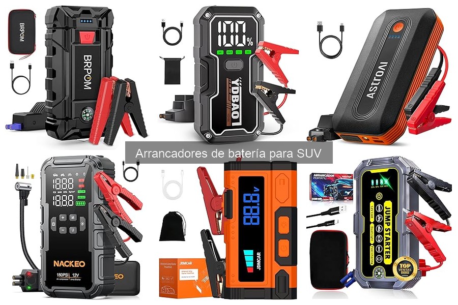 Características Clave de Arrancadores de Batería para SUV