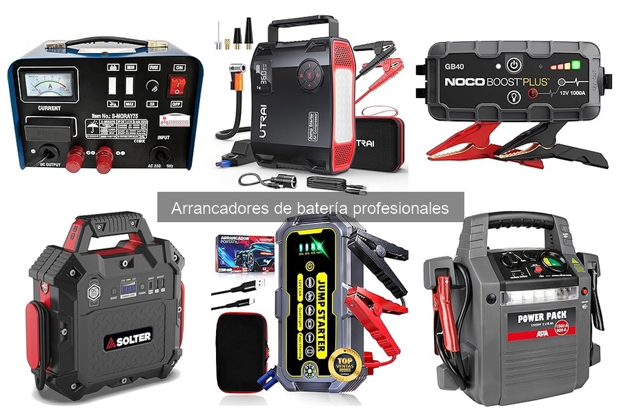 Características clave de un arrancador de batería profesional