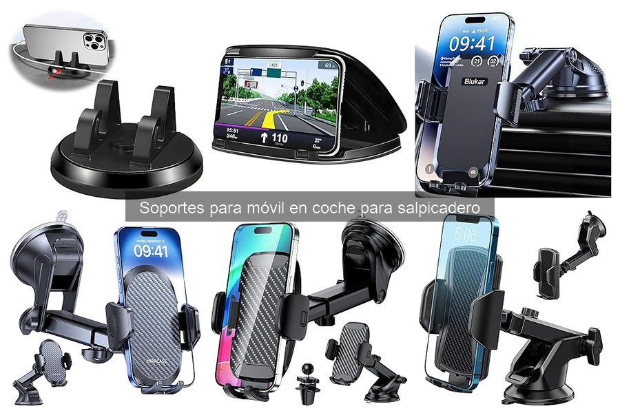 Características que Debe Tener un Soporte Móvil en Coche