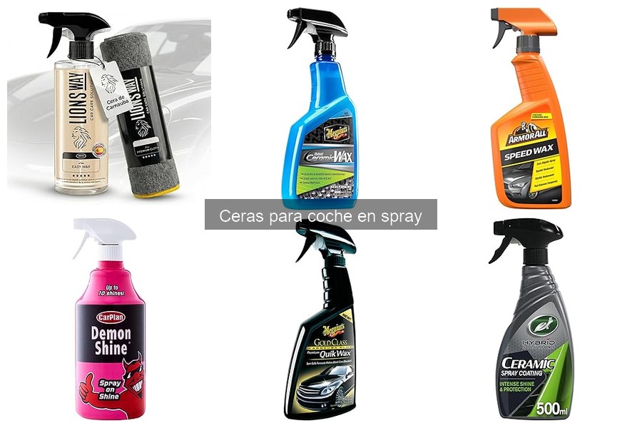 ¿Cera en spray efectiva para coches deteriorados? Descúbrelo