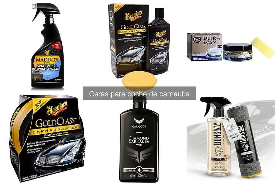 Ceras de Carnauba recomendadas para coches de colores específicos