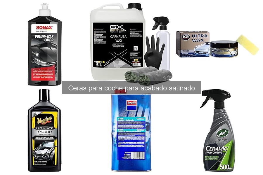Ceras para coche: ¿Qué es una cera de acabado satinado?