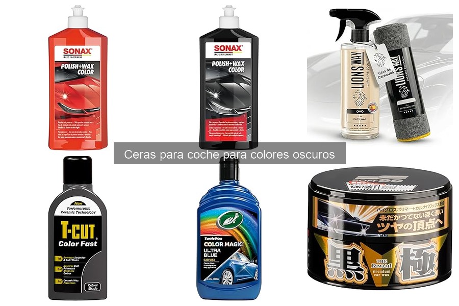 Ceras para coches oscuros: características y beneficios
