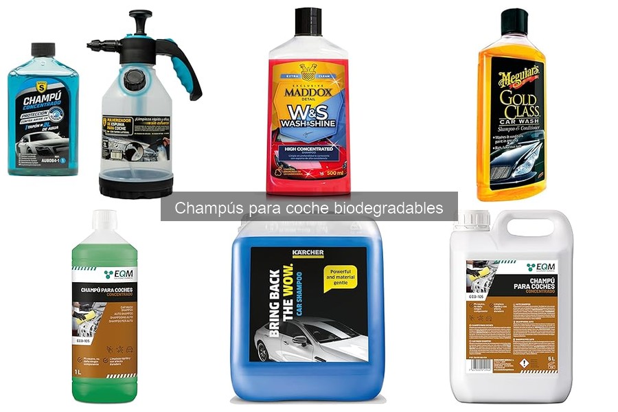 Champús biodegradables: ¿Sirven para coches muy sucios?