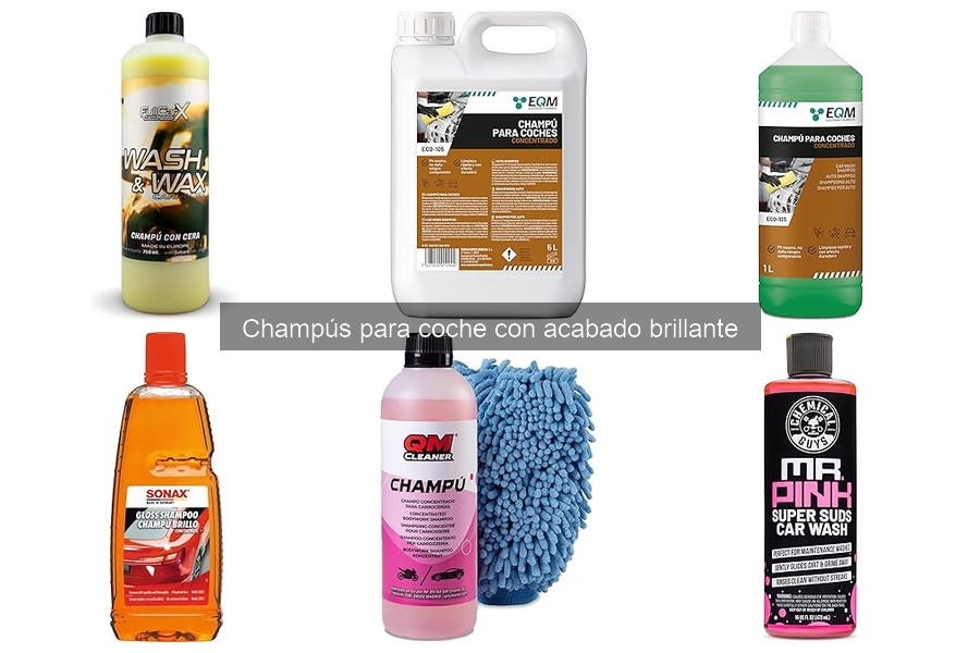 Champús para coche con acabado brillante: ¿Qué son y cómo funcionan?