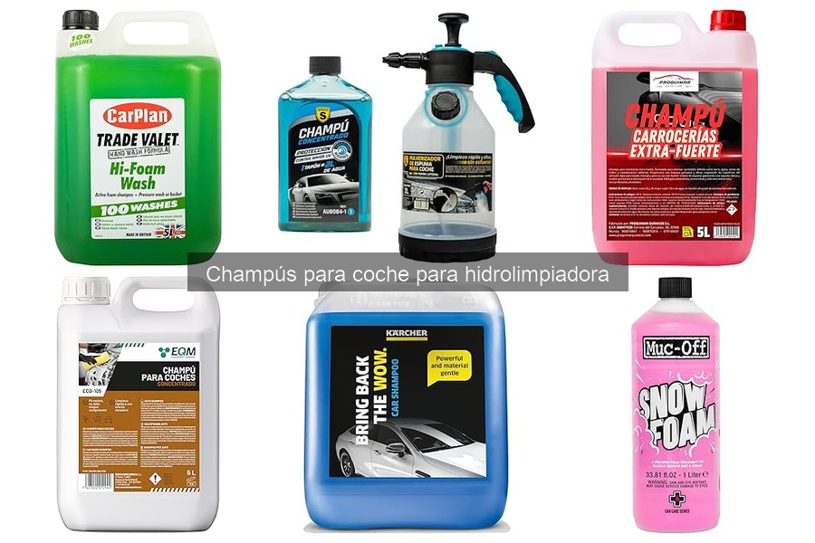 ¿Champús para coche dañan tu hidrolimpiadora? Peligros y consejos