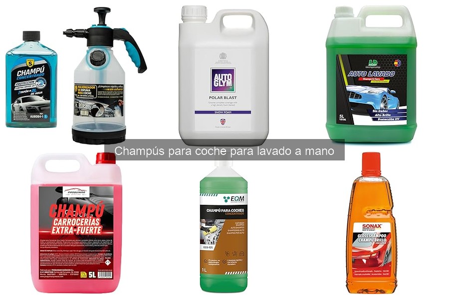 Champús para coche: ¿Qué pH deberían tener?