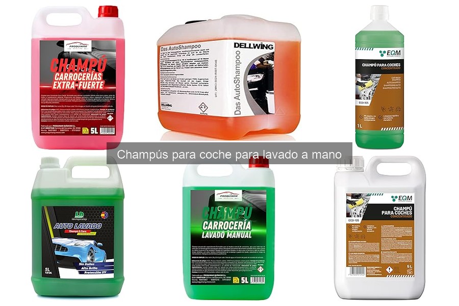 Champús para coche recomendados para vehículos de lujo