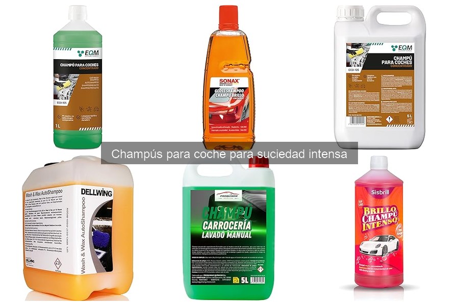 Champús para coche: ¿sirven para otras superficies?