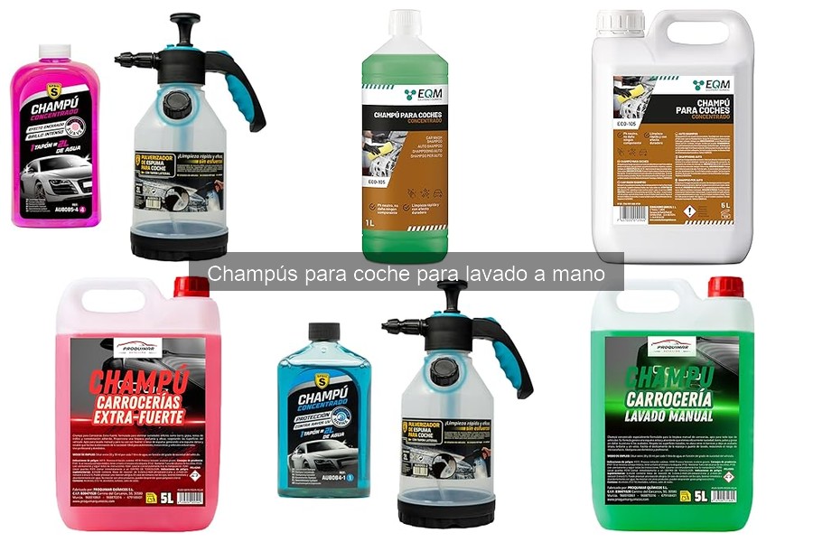 Champús para coche: ¿Son esenciales para cuidar la pintura?