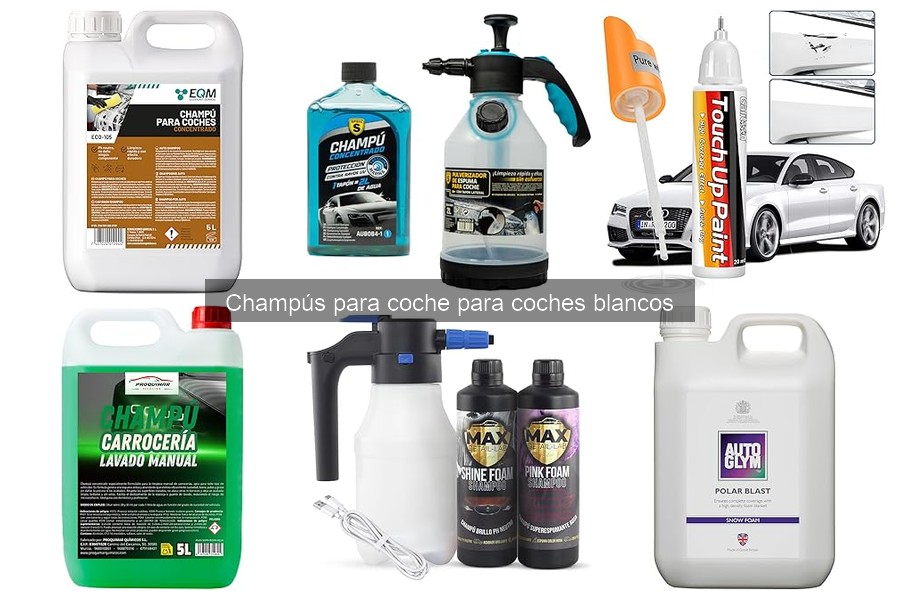 Champús para coches blancos: propiedades y beneficios