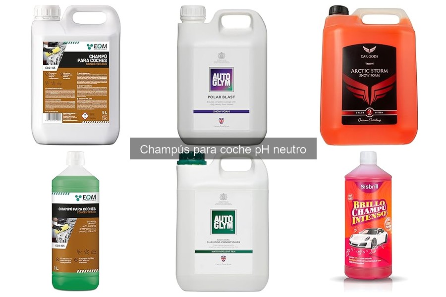 Champús pH Neutro: ¿Son todos seguros para tu coche?