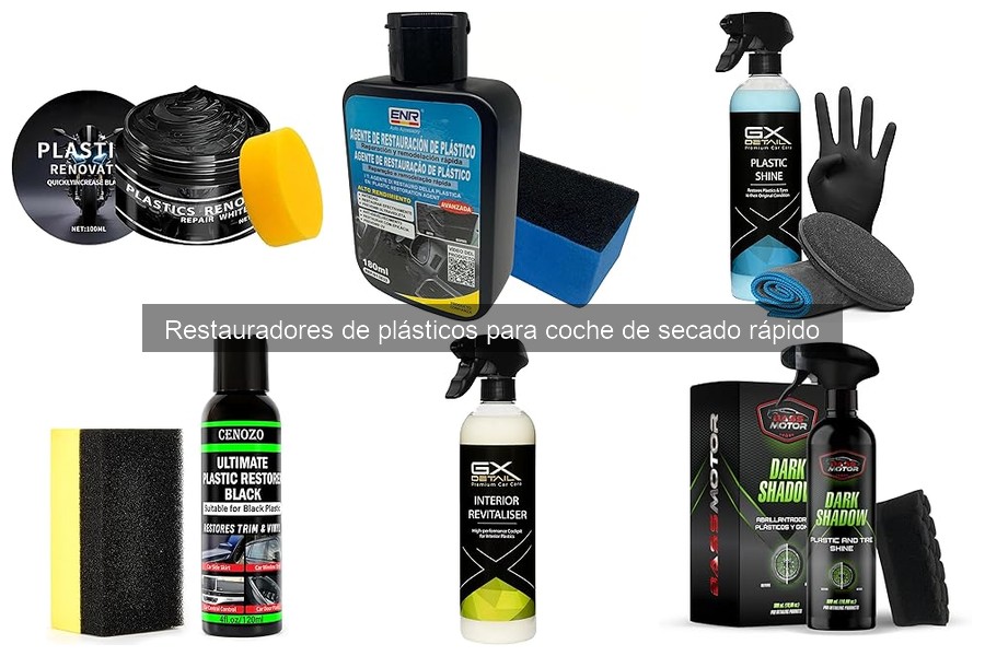 Cómo almacenar restauradores de plásticos de secado rápido