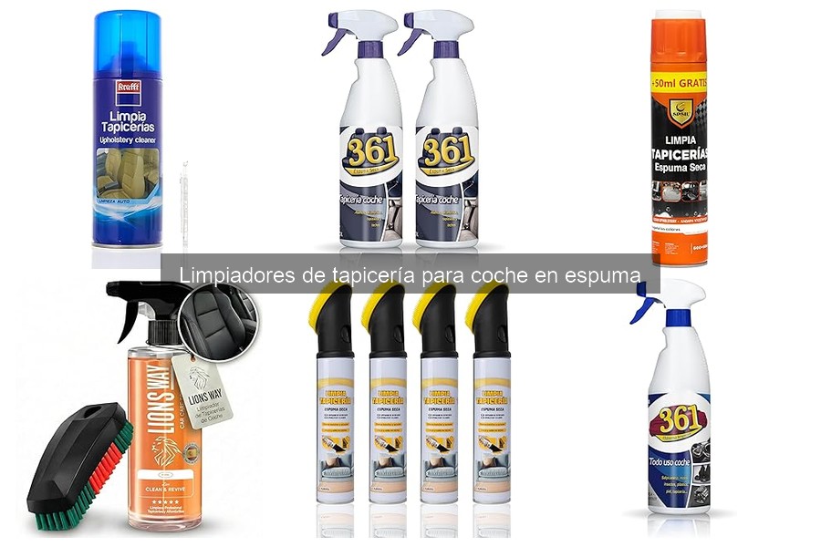 Cómo aplicar un limpiador de tapicería en espuma correctamente