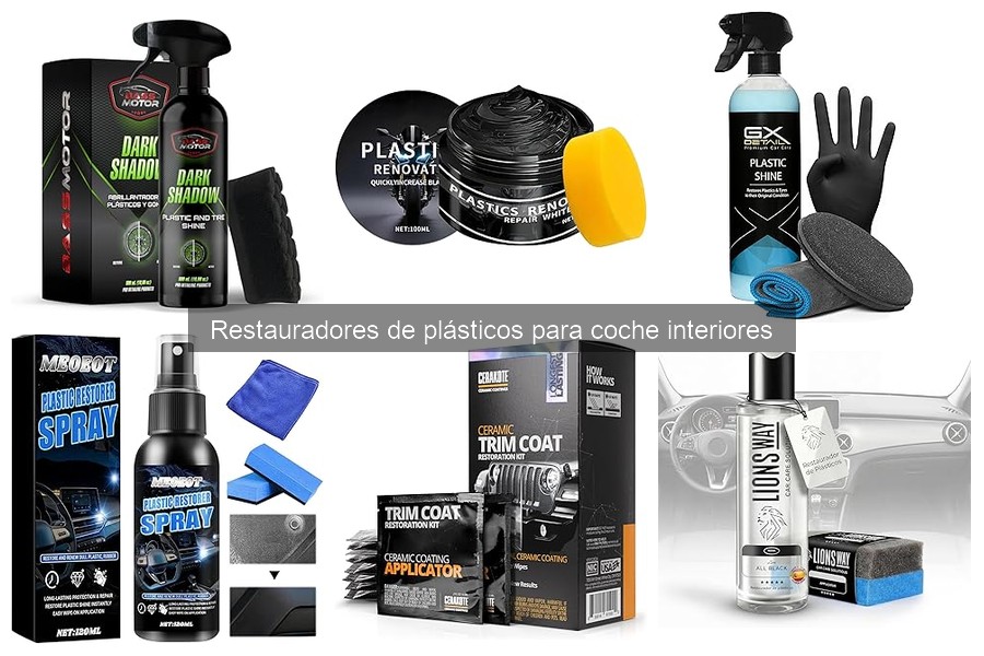 Cómo aplicar un restaurador de plásticos en el interior del coche