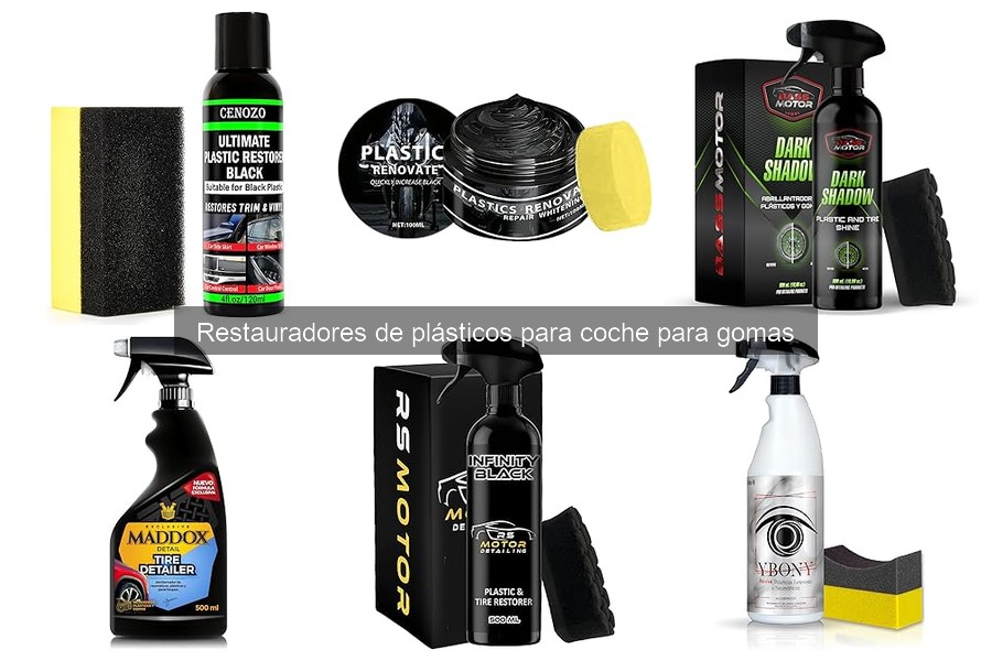 Cómo aplicar un restaurador de plásticos para gomas correctamente