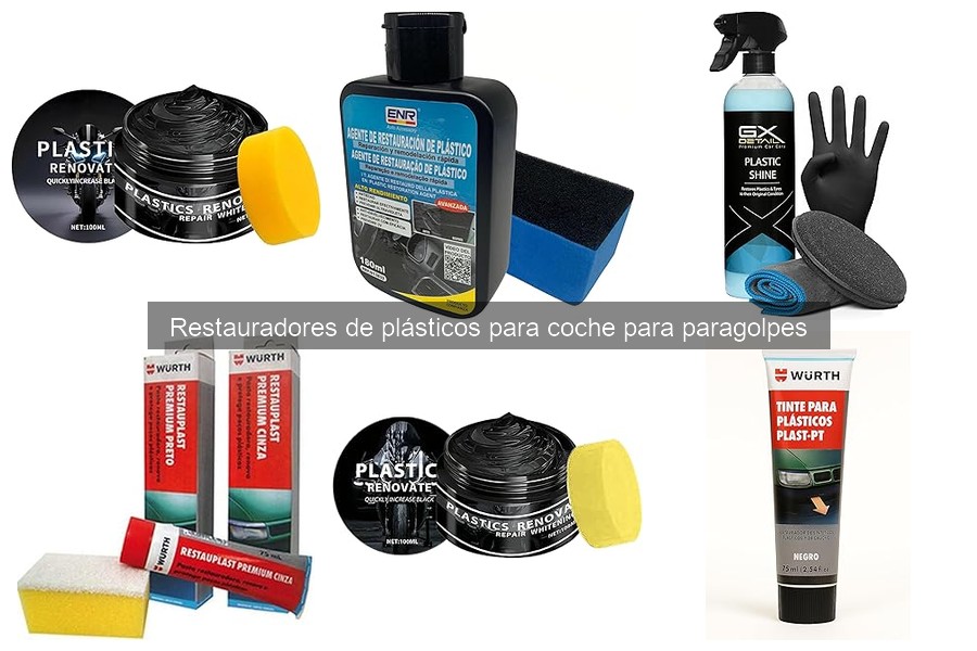 Cómo cuidar el paragolpes tras usar restaurador de plásticos