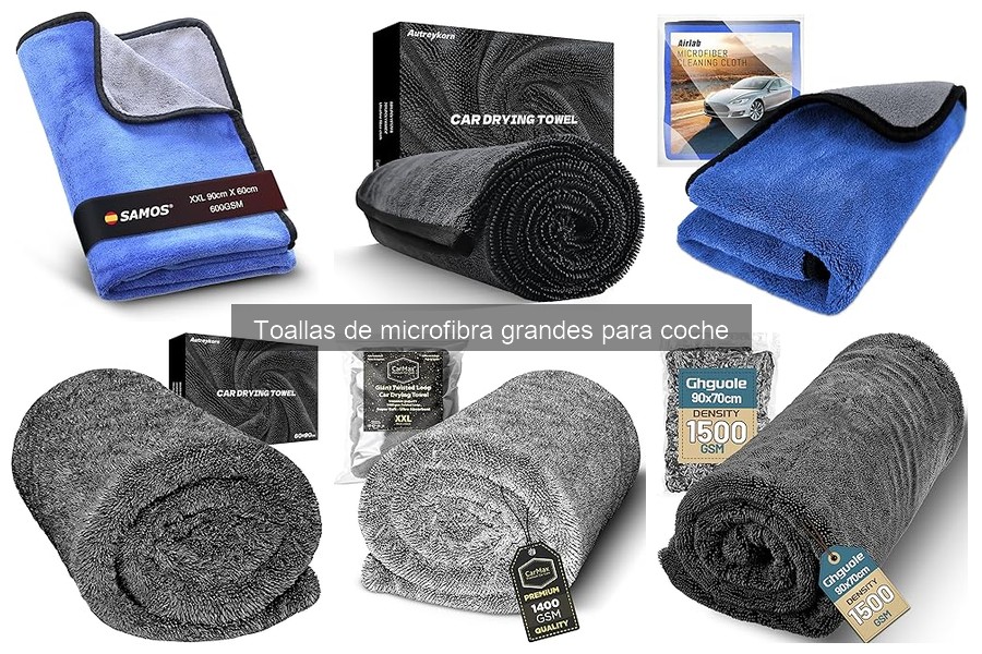Cómo cuidar tus toallas de microfibra grandes para coche