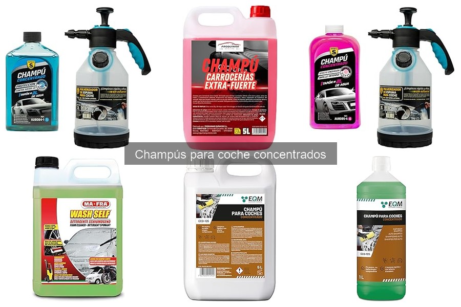 Cómo diluir champús concentrados para coche correctamente