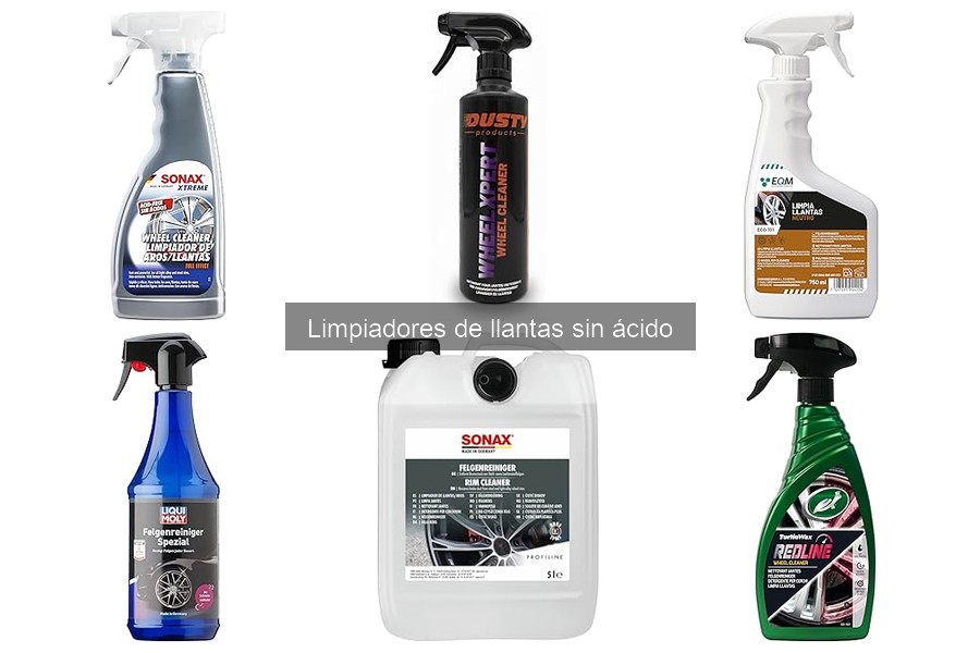 Cómo elegir el limpiador de llantas sin ácido ideal