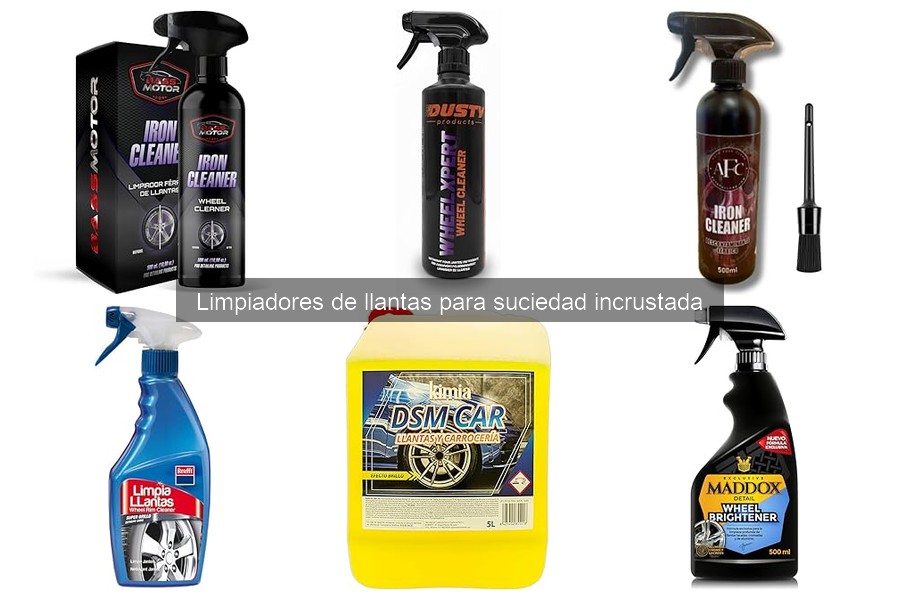 Cómo elegir el limpiador perfecto para llantas incrustadas