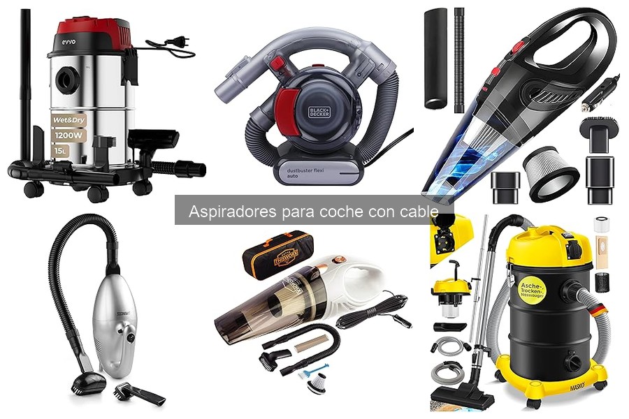 Cómo elegir el mejor aspirador para coche con cable