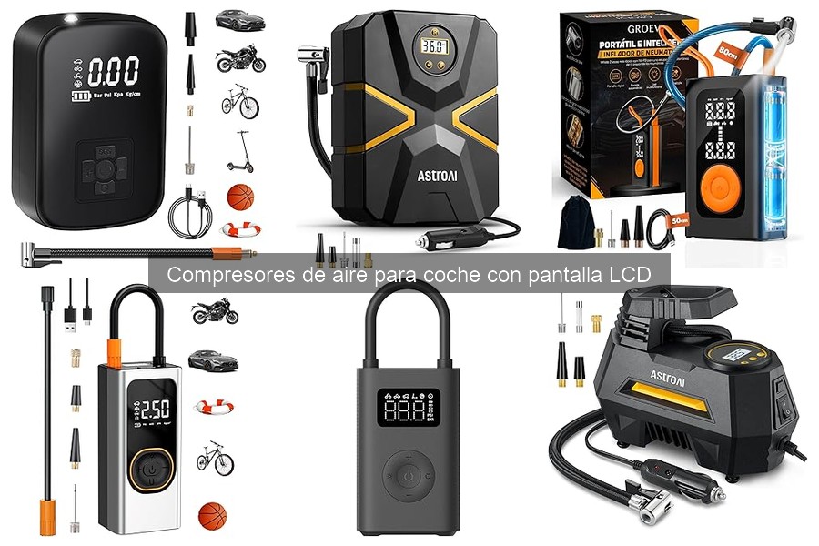 Cómo elegir el mejor compresor de aire para coche con LCD