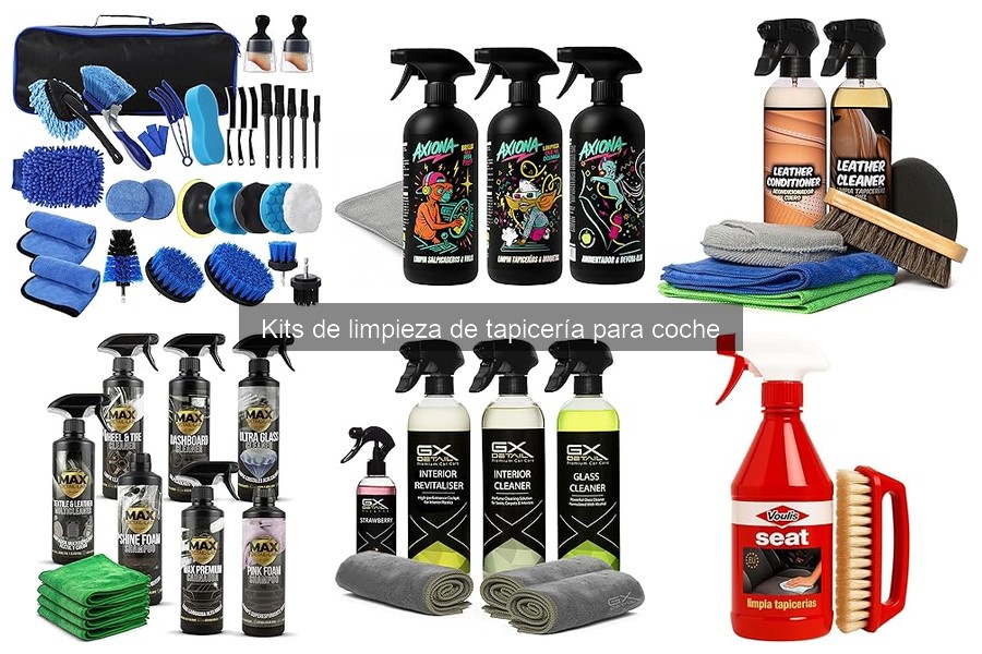 Cómo elegir el mejor kit de limpieza de tapicería para coche