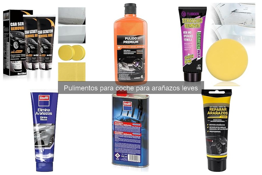 Cómo elegir el mejor pulimento para arañazos leves de coche