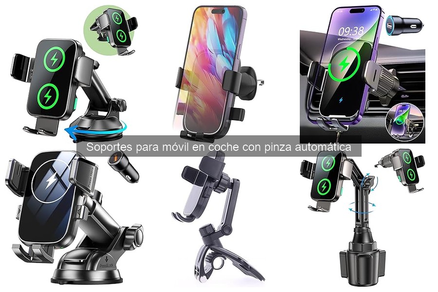 Cómo elegir el mejor soporte para móvil con pinza automática