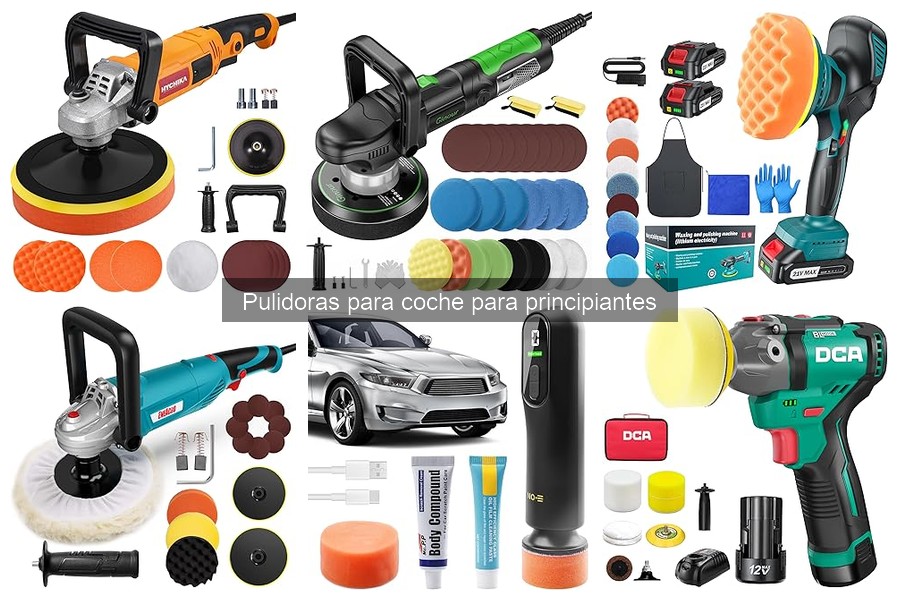 Cómo elegir la pulidora de coche ideal para principiantes