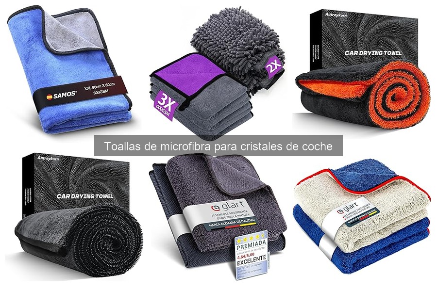 Cómo elegir la toalla de microfibra para cristales de coche