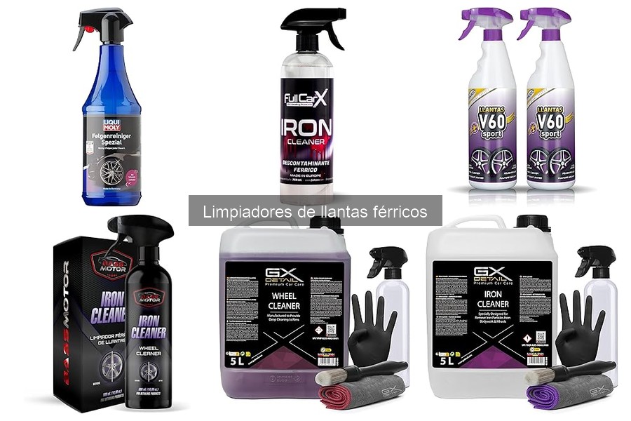 Cómo eliminar residuos de limpiadores de llantas férricos