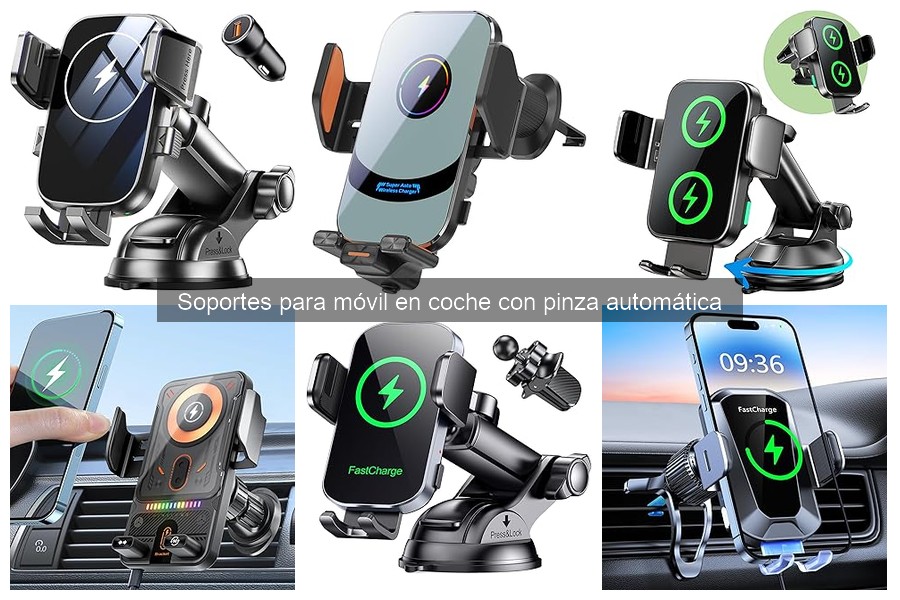 Cómo instalar un soporte para móvil con pinza automática