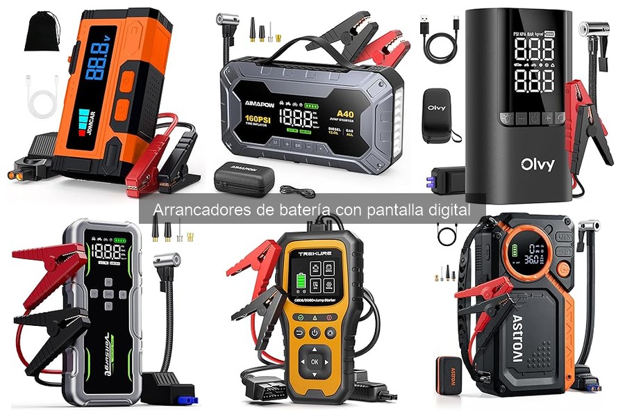 Cómo interpretar la pantalla digital de arrancadores de batería