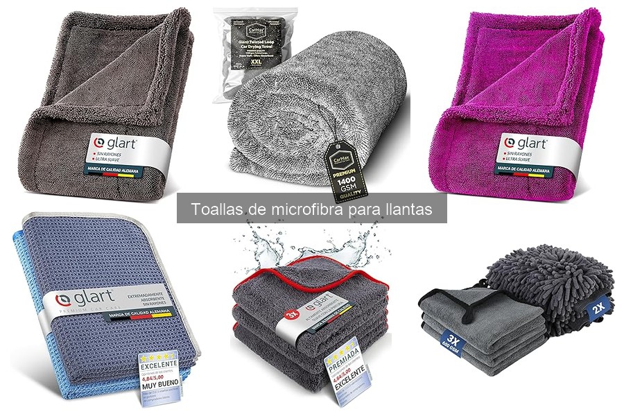 Cómo mantener toallas de microfibra para llantas correctamente