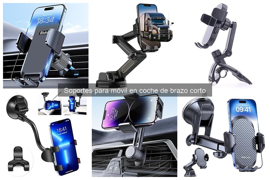 Cómo Mantener un Soporte de Móvil de Brazo Corto en Coche