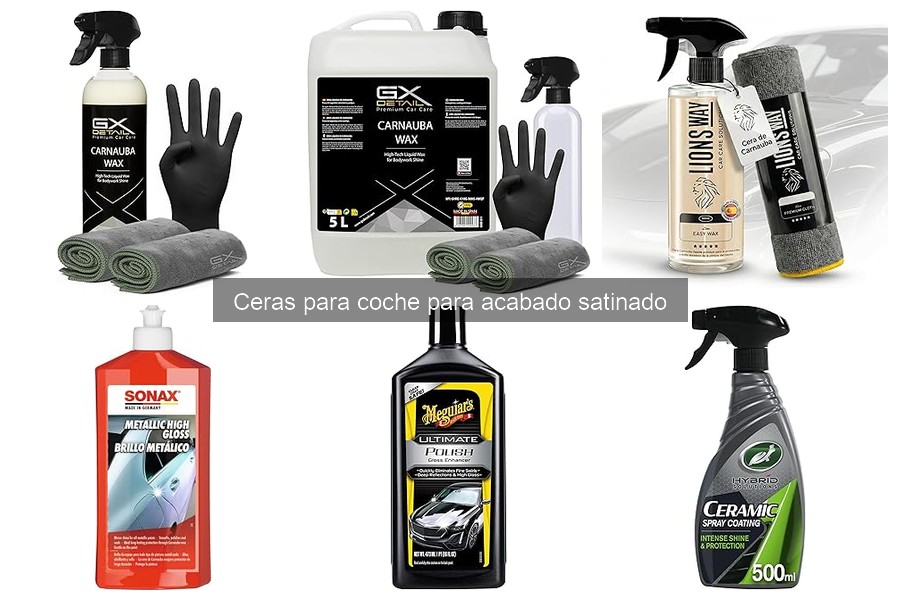 Cómo remover cera de acabado satinado sin dañar tu coche