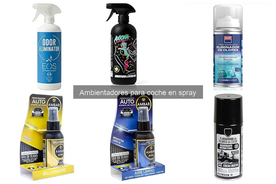Cómo usar ambientadores en spray para coche correctamente