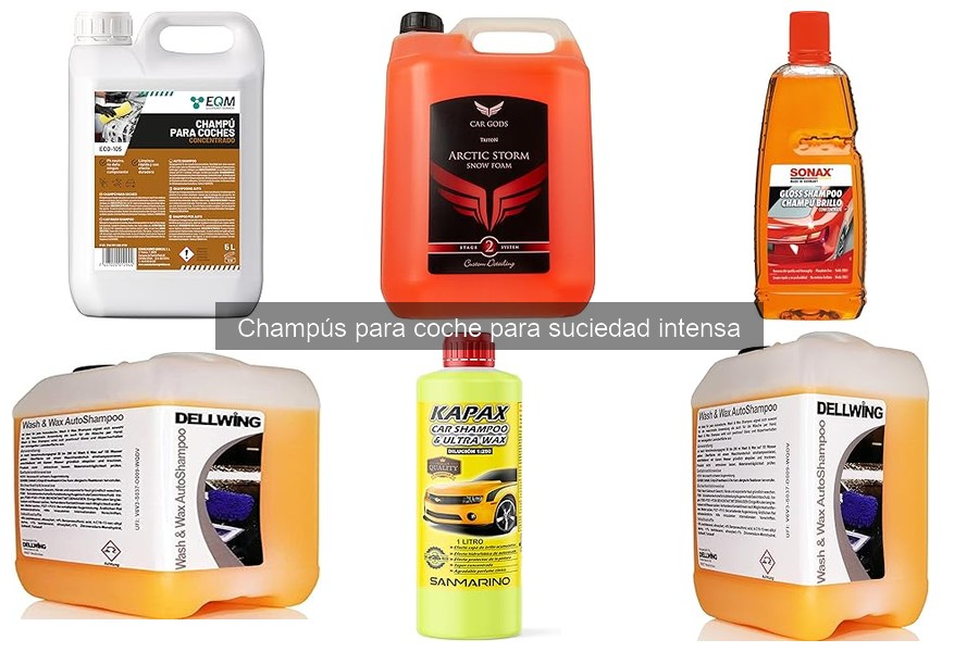 Cómo Usar Champú para Coche de Suciedad Intensa